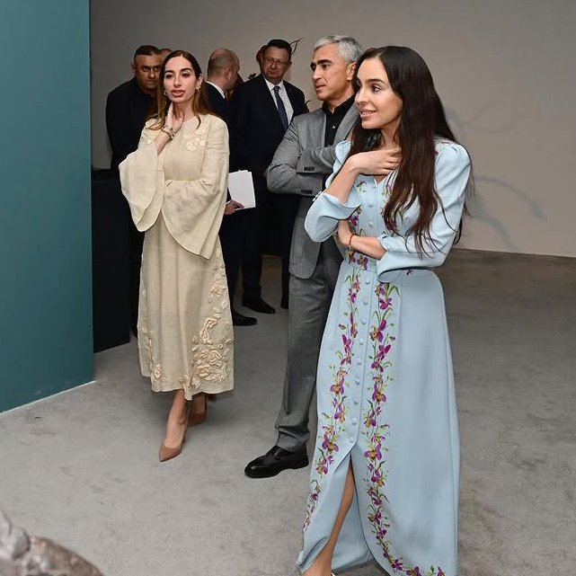 Opening of the “Secret of the Rose” exhibition at the Heydar Aliyev Center