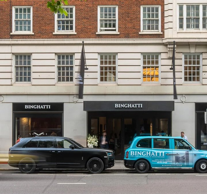 Binghatti just opened its first international office in central London – giving UK investors direct access to Dubai’s hottest real estate deals.